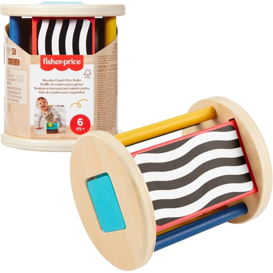 Fisher-Price puidust käimisraam käima õppimiseks