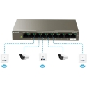 Šakotuvas Tenda TEF1109P-8-102W tinklo jungiklis Fast Ethernet (10/100) Power over Ethernet (PoE) Metalinis Šakotuvas Tenda TEF1109P-8-102W tinklo jungiklis Fast Ethernet (10/100) Power over Ethernet (PoE) Metalinis