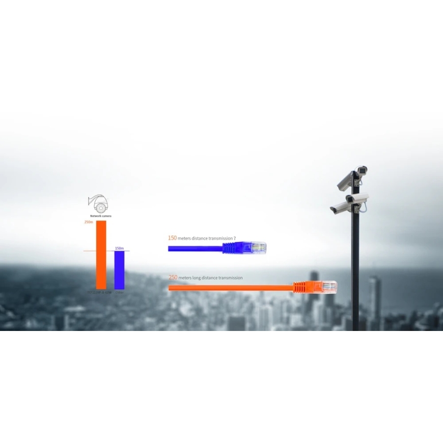 Tenda TEF1109P-8-102W võrgulüliti Fast Ethernet (10/100) Power over Ethernet (PoE) Metalliline – 5