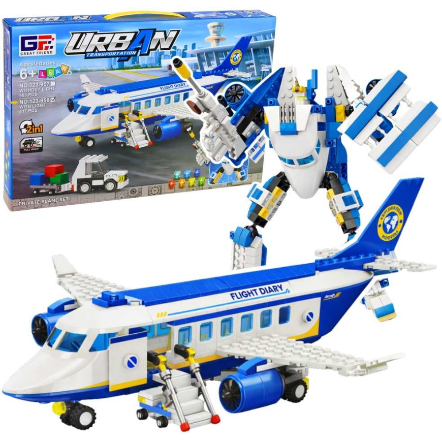 Lean Toys Rakennussetti 417 osaa