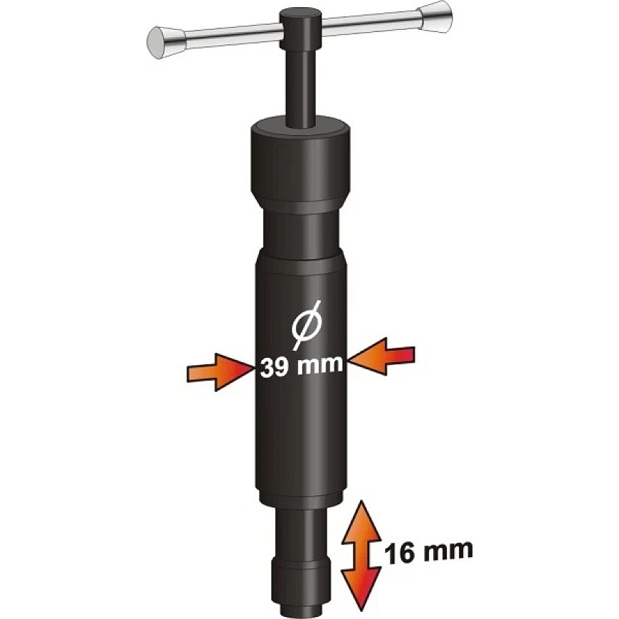 Yato Toya Hüdrauliline silindrieraldur Poolast | 5 t | 75–105 mm (YT-0609) – 2