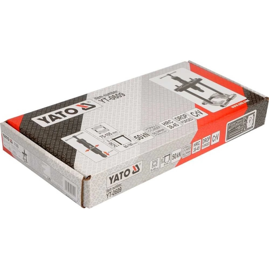 Yato Toya Hüdrauliline silindrieraldur Poolast | 5 t | 75–105 mm (YT-0609) – 5