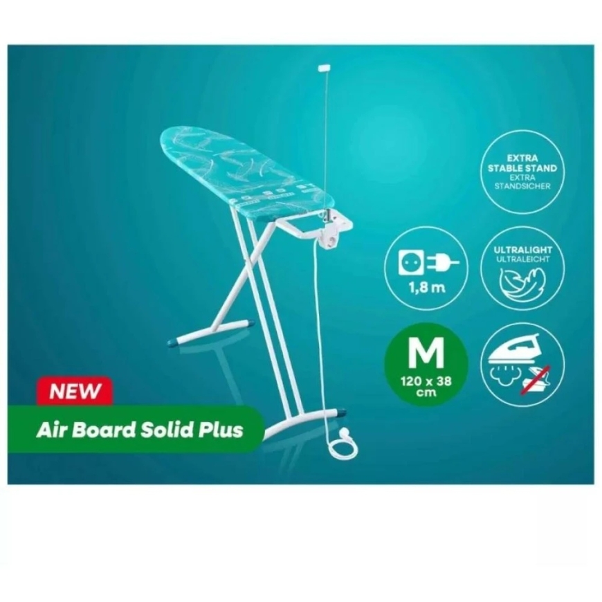 Leifheit Triikimislaud Air Board M Solid Plus 120x38cm – 5
