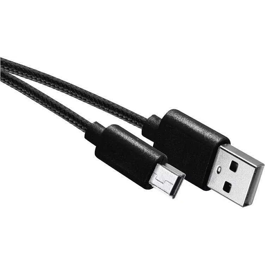 Emos USB-A 2.0 / mini USB-B 2.0 lataus/tietojenkäsittelykaapeli, 2m, musta – 4