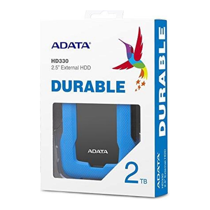 ADATA HD330 Solid State Drive | 2000 GB | 2.5 inches | USB 3.1 | Blue | Ultra-thin and high capacity durable HDD, three unique c – 2