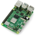 Raspberry Pi 4 B model, dual-band wireless internet, Bluetooth, 3 GB RAM, 1.8 GHz