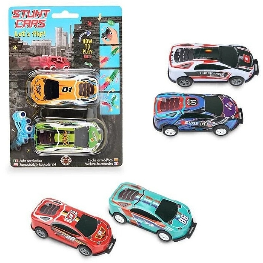 Trendhaus Speed Action - Kaskadininkų automobiliai (2 vnt., 3 dizainai)