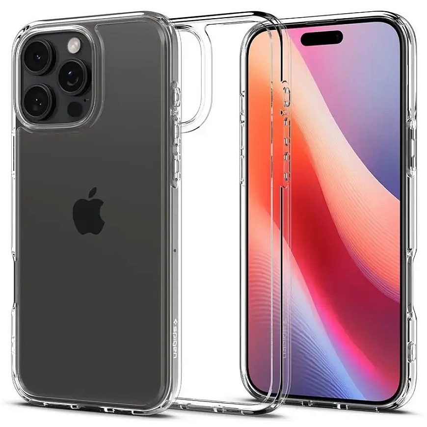 Spigen Crystal Hybrid, kirkas - iPhone 16 Pro Max