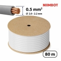 PVC märgistustoru NIIMBOT_TUB_05_80_W PVC märgistustoru NIIMBOT_TUB_05_80_W