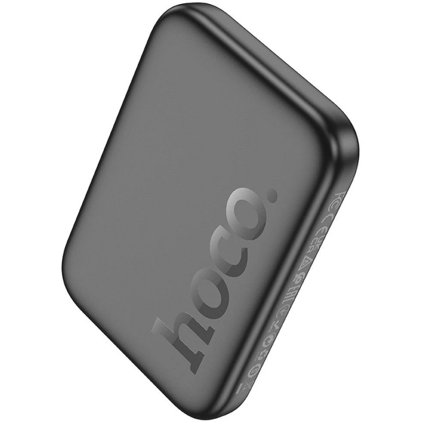 Nešiojamoji baterija, suderinama su „MagSafe Hoco 5000 mAh QC PD 18W J117“, juoda – 4