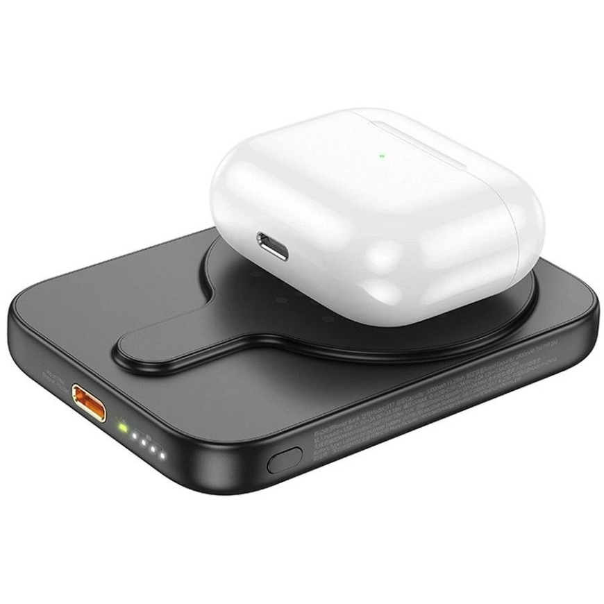 Портативный аккумулятор, совместимый с «MagSafe Hoco 5000 mAh QC PD 18W J117», черный – 5