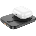 Портативный аккумулятор, совместимый с «MagSafe Hoco 5000 mAh QC PD 18W J117», черный Портативный аккумулятор, совместимый с «MagSafe Hoco 5000 mAh QC PD 18W J117», черный