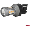 LED lambid standard 7440 WY21W 3030 15SMD oranž 12V 24V amio-04997 LED lambid standard 7440 WY21W 3030 15SMD oranž 12V 24V amio-04997