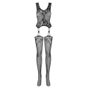 Obsessive - Bodystocking F221 Black XL/XXL Obsessive - Bodystocking F221 Black XL/XXL