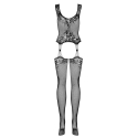 Obsessive - Bodystocking F221 Juodas XL/XXL Obsessive - Bodystocking F221 Juodas XL/XXL