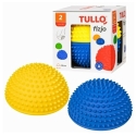 TULLO Fizjo sensory half-ball 2 pcs. blue/yellow REF821 78215 TULLO Fizjo sensory half-ball 2 pcs. blue/yellow REF821 78215