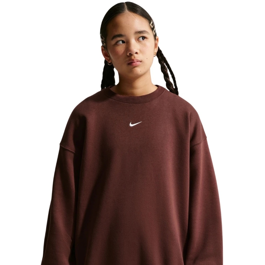 Худи Nike Sportswear Studio коричневого цвета для детей IM4947 658 (S) – 3
