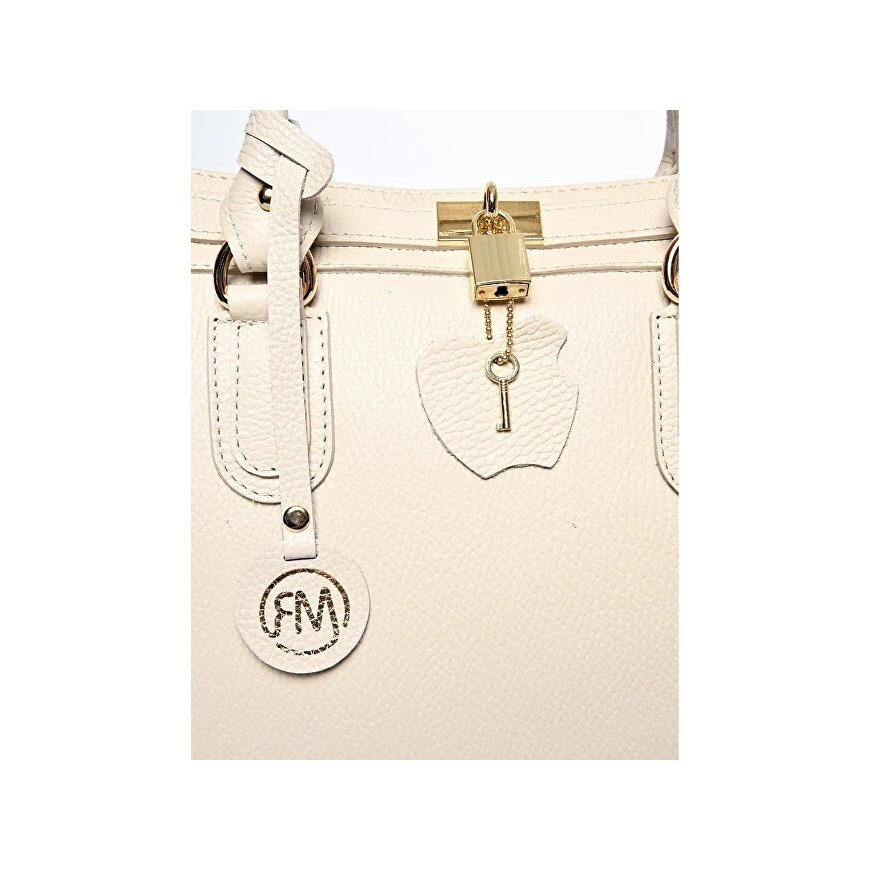 Roberta M Women's Leather Handbag RM1805 Sand Color – 3