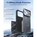 ESR CYBER TOUGH telefono dėklas su stovu ir MagSafe palaikymu telefonui iPhone 17 Pro | iPhone 18 Pro pilkas ESR CYBER TOUGH telefono dėklas su stovu ir MagSafe palaikymu telefonui iPhone 17 Pro | iPhone 18 Pro pilkas