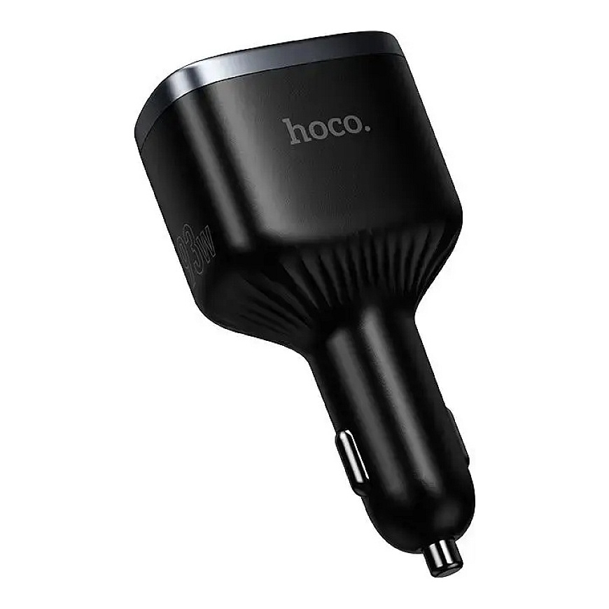 Auto laadija Hoco USB A + 2xUSB C PD QC3.0 93W Z70 must – 4