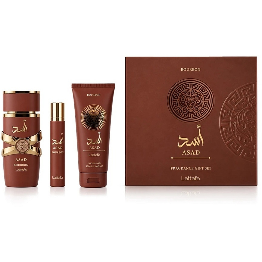 Lattafa Asad Bourbon SET M, 100 ml Set – 4