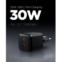Spigen Essential 30W sienas lādētājs EE301EU, pilnīgi melns Spigen Essential 30W sienas lādētājs EE301EU, pilnīgi melns