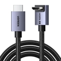 Кабель HDMI-HDMI (угол) 2м (HDMI 2.1 8K@60Hz 48Gbps) черный HD188 UGREEN Кабель HDMI-HDMI (угол) 2м (HDMI 2.1 8K@60Hz 48Gbps) черный HD188 UGREEN