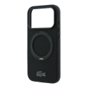 Lacoste Petit Pique Semi Wrap Ring Stand telefono dėklas su stovu ir MagSafe palaikymu iPhone 18 Pro Max juodas Lacoste Petit Pique Semi Wrap Ring Stand telefono dėklas su stovu ir MagSafe palaikymu iPhone 18 Pro Max juodas