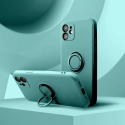 Silicone Ring phone case with stand for Samsung Galaxy A37 (A376) green