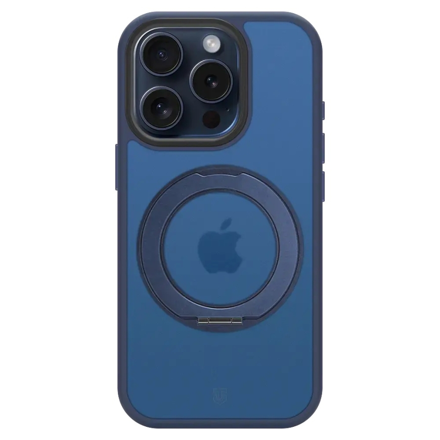 Taktinen MagForce Hyperstand-kotelo Apple iPhone 15 Pro syvänsininen – 2