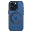 Taktiskā MagForce Hyperstand vāka Apple iPhone 15 Pro dziļi zila