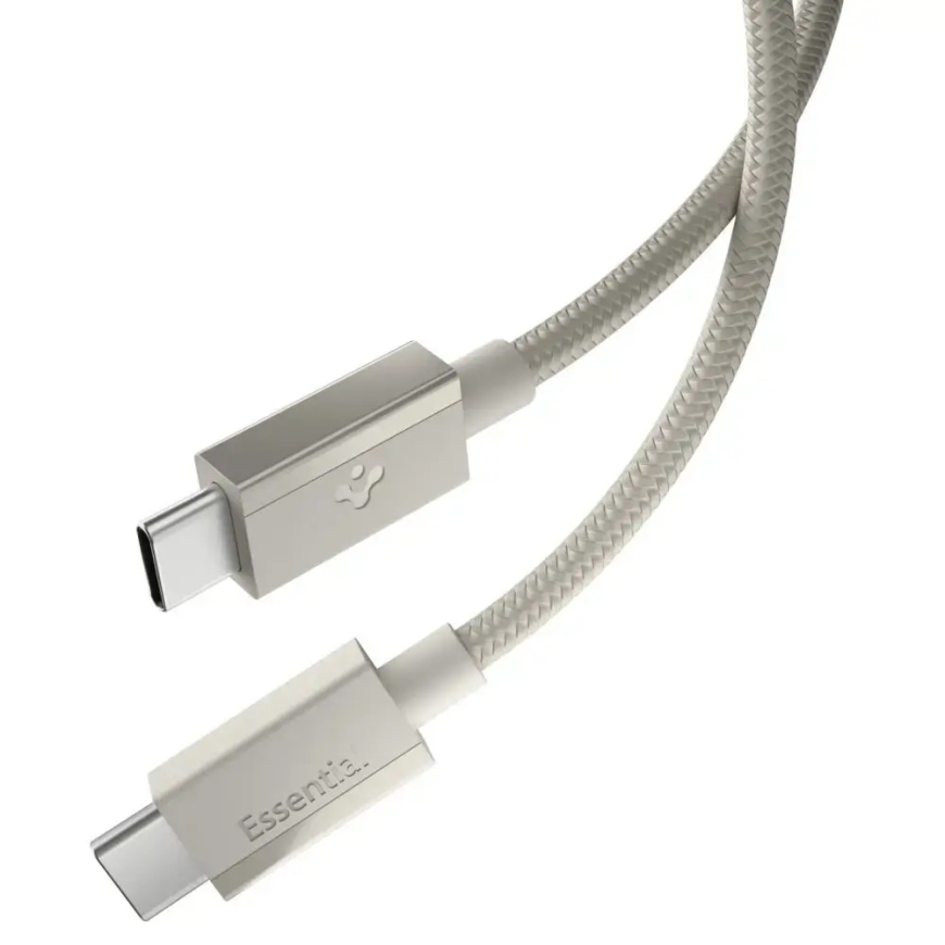 Spigen EB6015CC провод для передачи данных и зарядки | USB-C на USB-C | 60W | 1.5m | серый