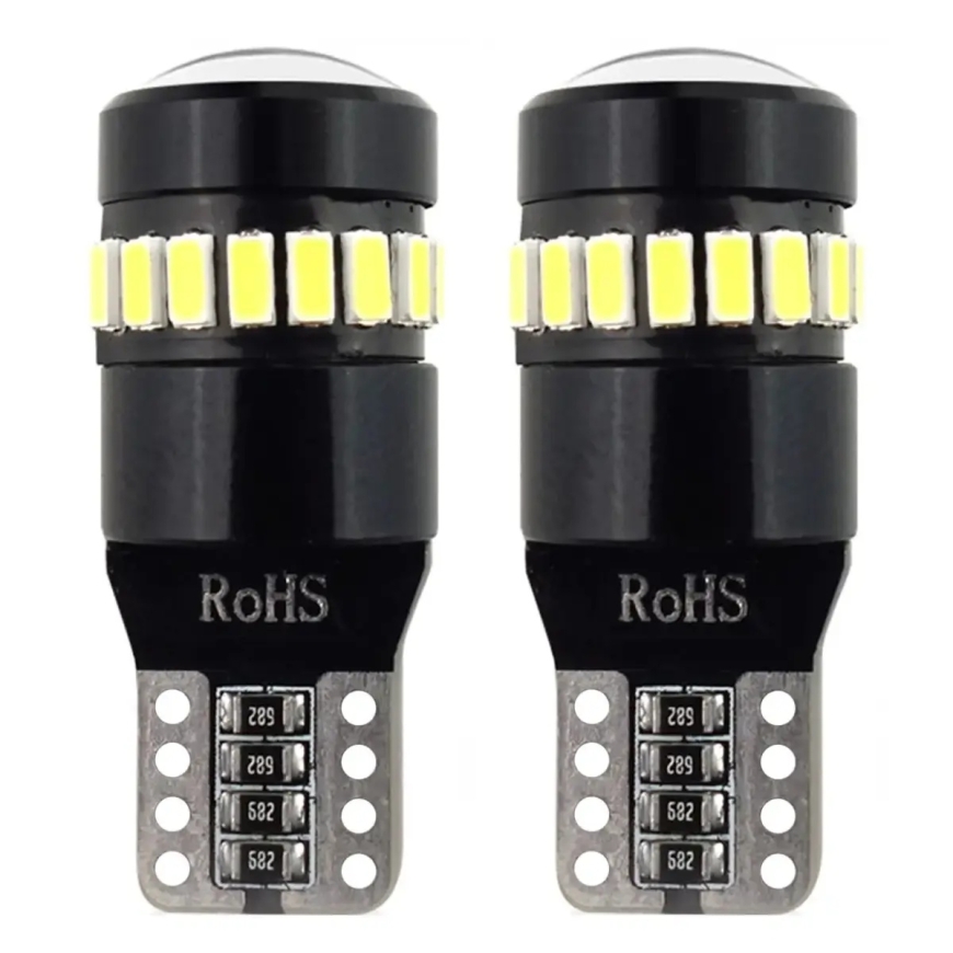 LED CANBUS 18SMD 3014 + 1SMD 1SMD T10 W5W Valge 12V/24V