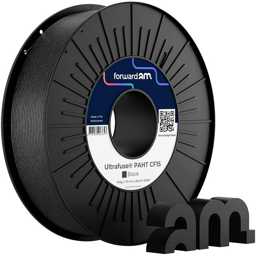 Forward Am BASF Ultrafuse PAHT CF15 2.85 mm 0.75kg - Black – 3