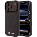 BMW M IML Frosted Metal Logo & Trims MagSafe maciņš iPhone 17 Pro / 18 Pro – bordo BMW M IML Frosted Metal Logo & Trims MagSafe maciņš iPhone 17 Pro / 18 Pro – bordo