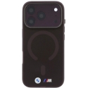 BMW M IML Frosted Metal Logo & Trims MagSafe Kate iPhone 17 Pro / 18 Pro jaoks – Burgundia