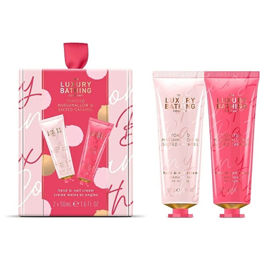 Grace Cole Apceptais mārciņa un sāļā karameles Roku krēmu duets – Roku krēmu dāvanu komplekts (2 gab.)