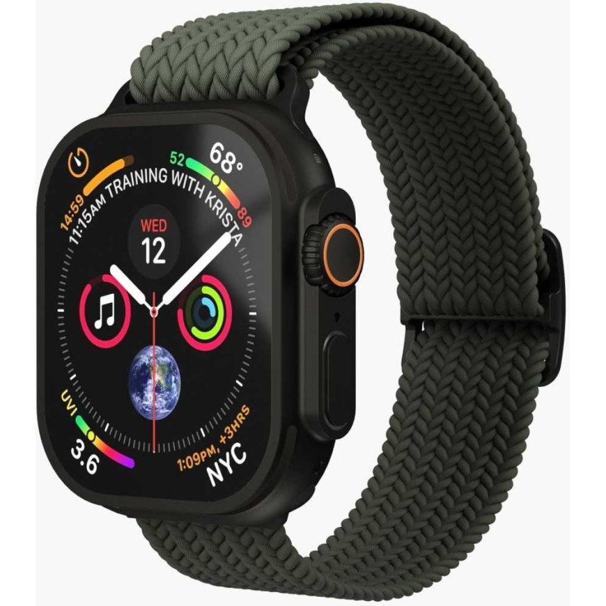 Vonmählen Woven Loop 44, 45, 46, 49mm One Size, Olive Juodas