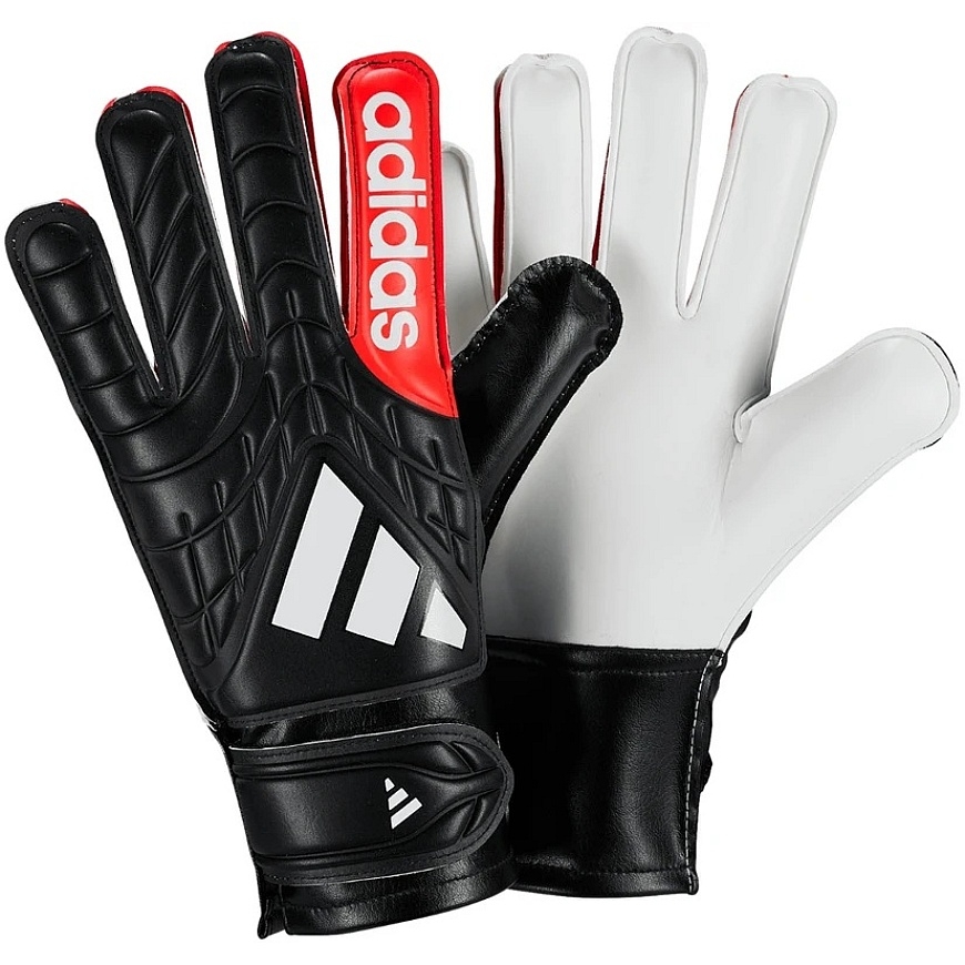 Laste väravavahi kindad adidas Copa Club must-punane KA7809 (3,5)