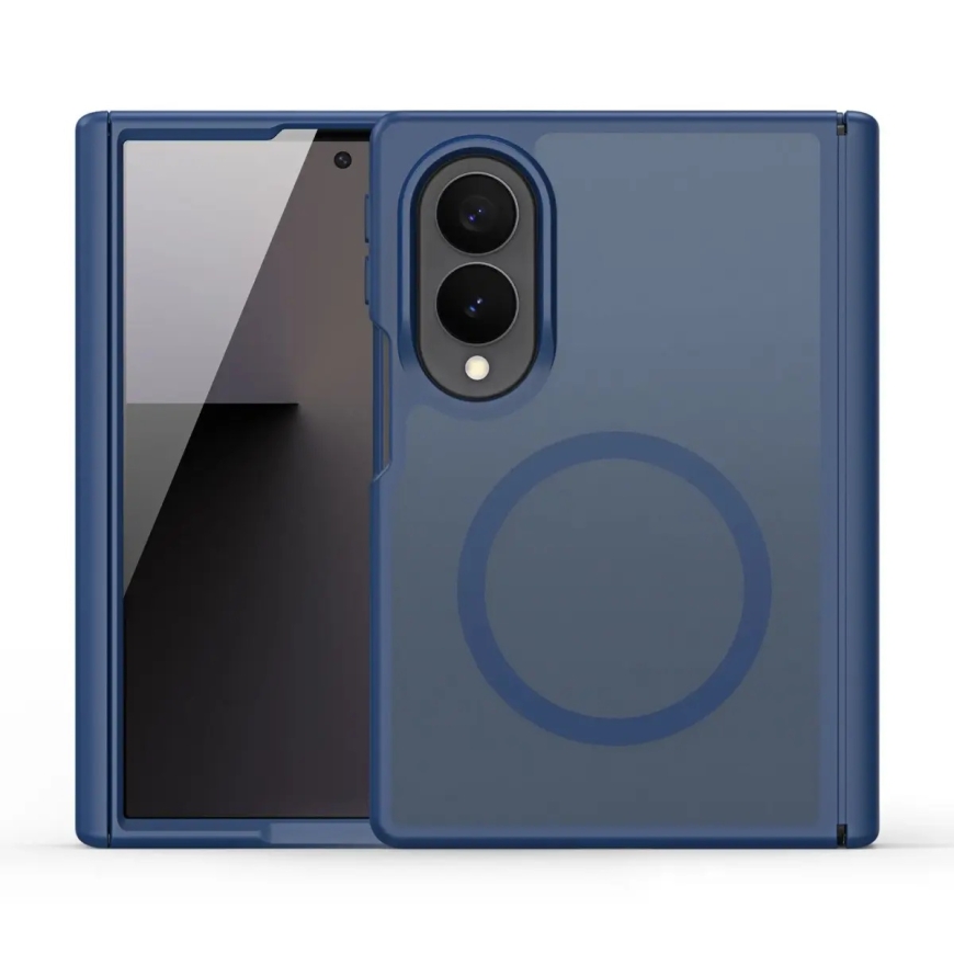 Dux Ducis Yind чехол с поддержкой MagSafe для телефона Samsung Galaxy Z Fold 8 (F971) синий