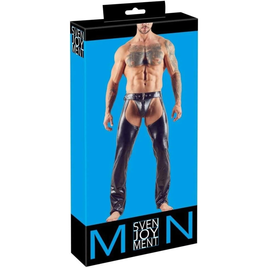 Svenjoyment Imit. Nahka. Chaps Miehille S