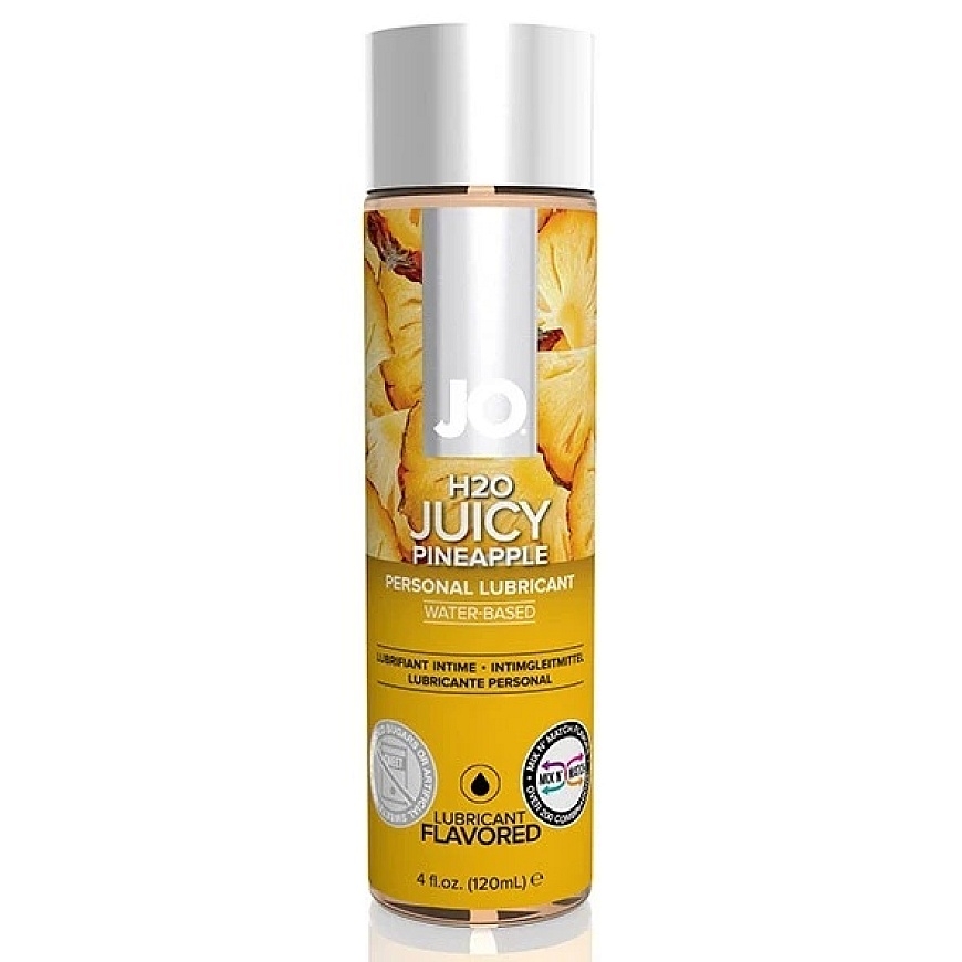 System JO - H2O lubrikants ar ananāsiem, 120 ml – 2