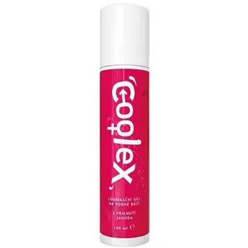 COOLEX Braškių vandens pagrindu pagamintas lubrikantas 50ml