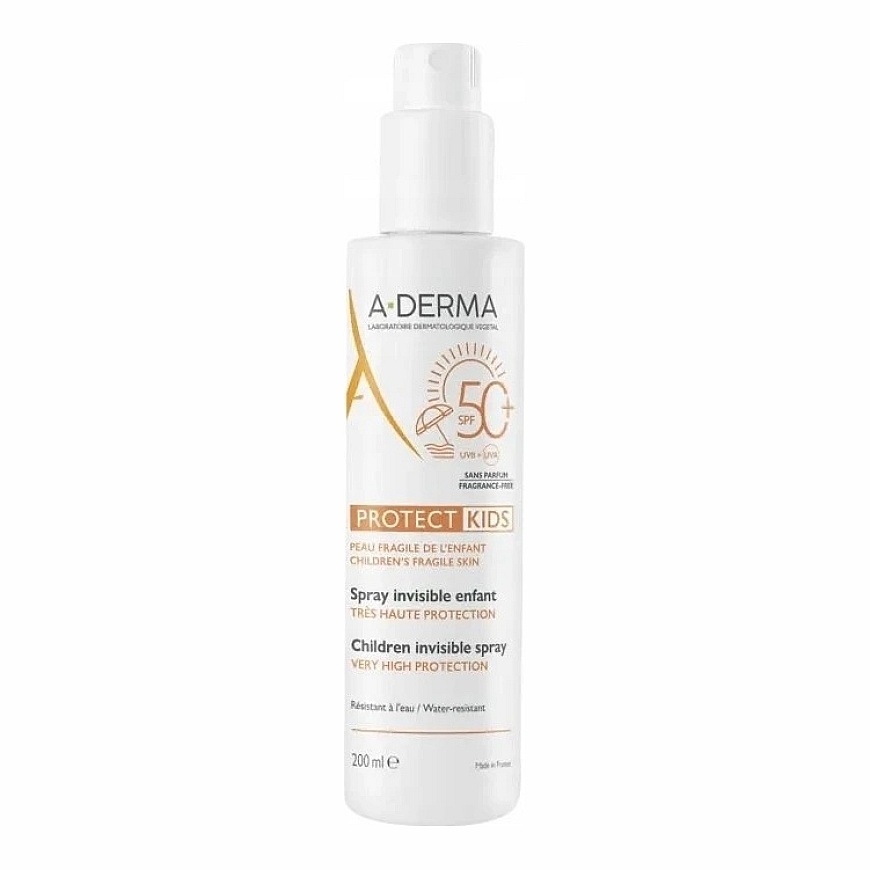 A-Derma Protect Kids aurinkovoide SPF 50+, 200 ml