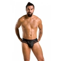 Passion Men Casmir 030 SLIP OPEN TOM musta S/M - Passion