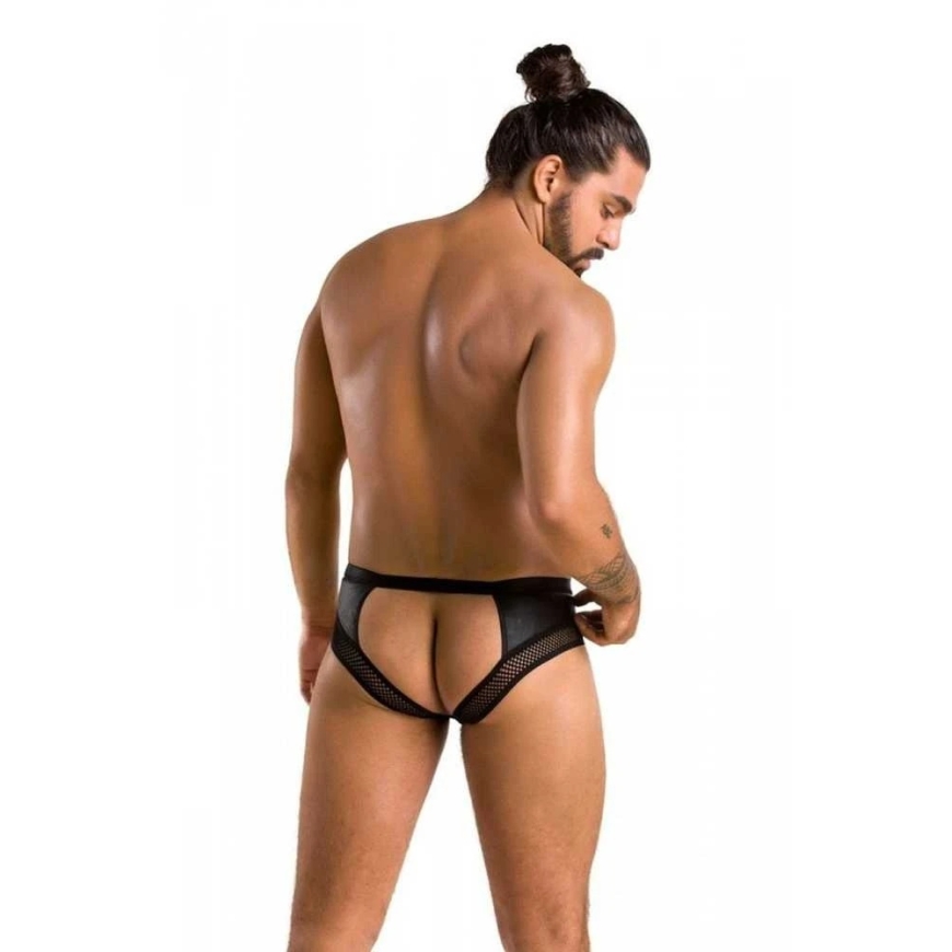 Passion Men Casmir 030 SLIP OPEN TOM musta S/M - Passion – 2