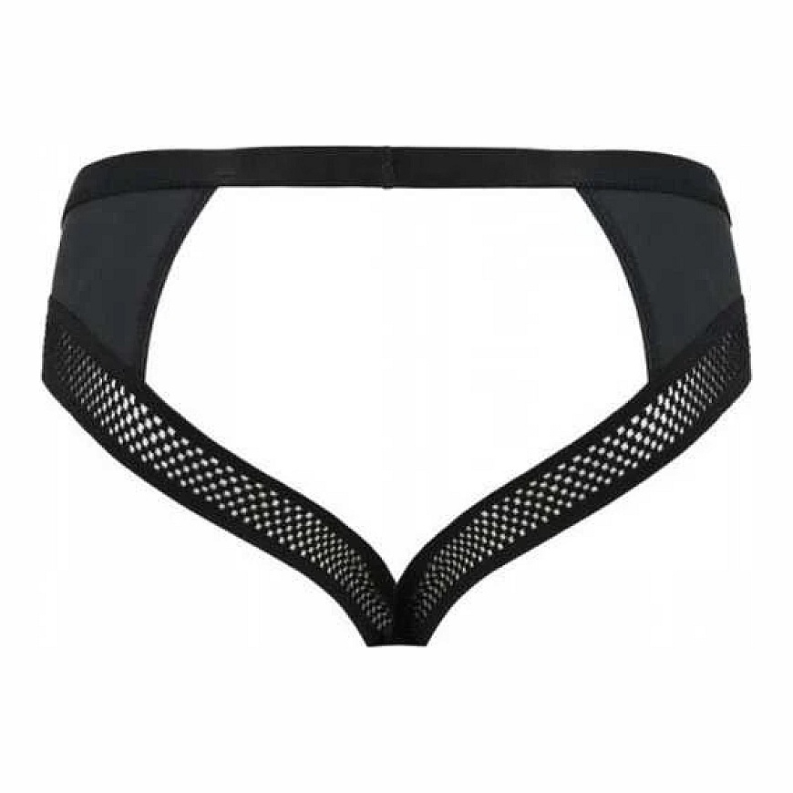 Passion Men Casmir 030 SLIP OPEN TOM juodas S/M - Passion – 4