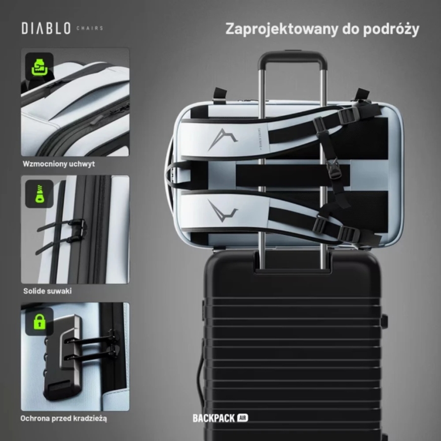 Diablo Chairs Mugursoma Air pelēka – 5
