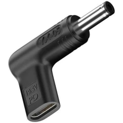 Дополнительный цифровой адаптер - USB Type-C на DC 5.5x2.1 мм 100 Вт черный