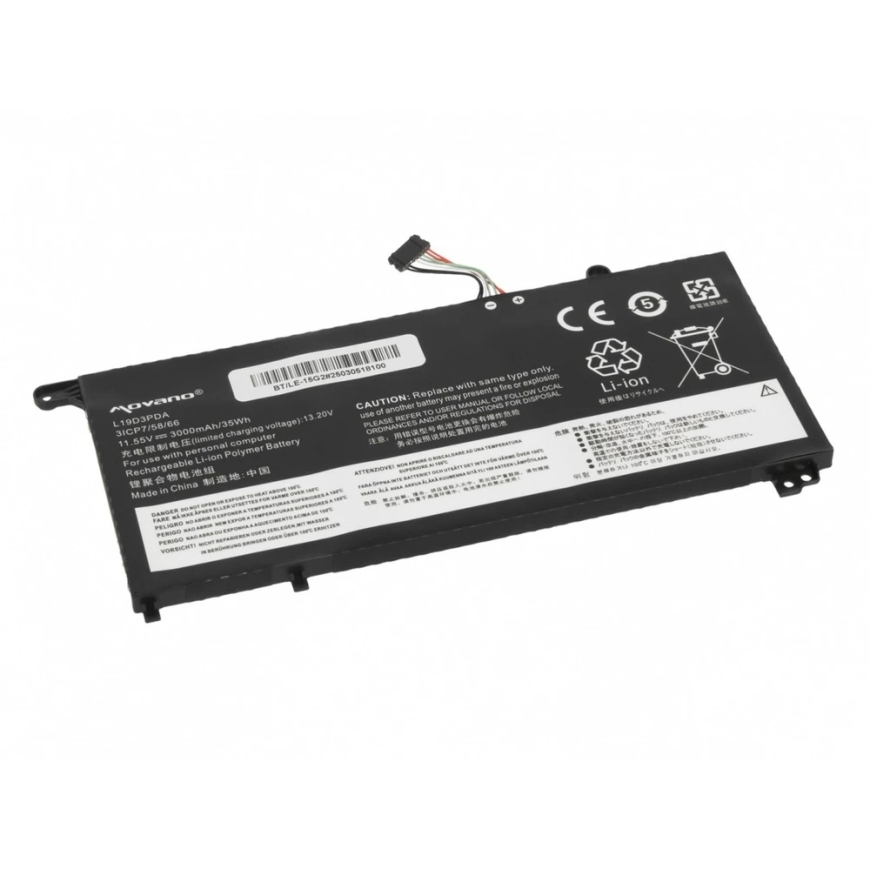 Movano Lenovo ThinkBook 14 15 G2 G3 G4 G5 IAP ITL ACL ABA батарея L19M3PDA - 3000 мАч (35 Втч) – 2
